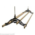 old Vintage Victorian Clothes creel airer dryer kitchen rack ceiling drier