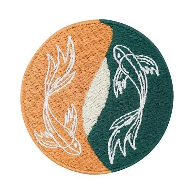 Soul of The Moon Collection Yin Yang Fische Patch | Koi Japan Patches, Fische - Bild 1 von 4