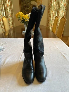 Gucci vintage black leather boots - Picture 1 of 1