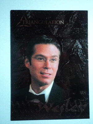 2002 ANGEL- SEASON THREE - CHASE CARD - TRIANGULATION CARD - TR4    WESLEY - Image 1 of 4