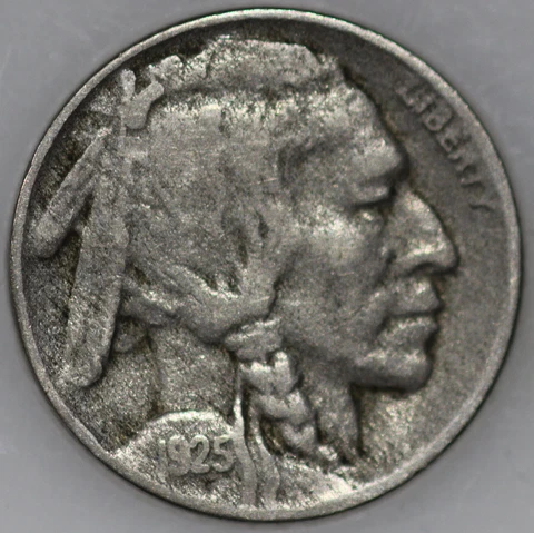 1925-D Buffalo Nickel, Popular Collector Coin As Shown [SN03] Cover