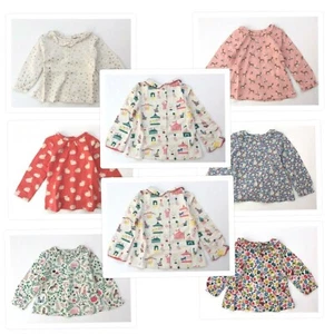 New Girls Blouse Tops New Ex Boden Age 3 6 9 12 18 24 Months RRP £18 100% Cotton - Picture 1 of 19