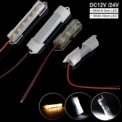 DC12V 24V LED Light Strip Hard Rigid Tube Bar Lamp 5630-led Lights 6cm 10cm - Image 1 of 4