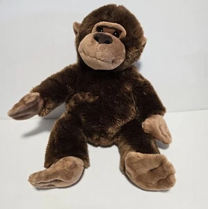 Animal Alley Large Brown Monkey Ape Plush Stuffed Animal Toy 10 Inches Sitting - Bild 1 von 4