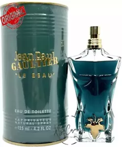 JEAN PAUL GAULTIER LE BEAU EAU DE TOILETTE SPRAY FOR MEN 4.2 Oz / 125 ml NEW! - Picture 1 of 1