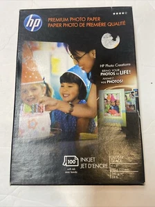 Papier fotograficzny HP Premium 4"x6" błyszczący 100 arkuszy atramentowy Q1990A Hewlett Packard - Zdjęcie 1 z 2