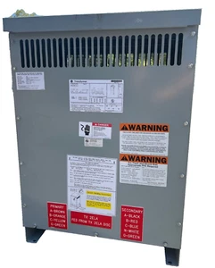 30 KVA GE 9T83C9872G15 Transformer Pri 480V Sec 208/120V 3 Phase 3R Encl Outdoor - Picture 1 of 7