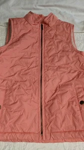 Gap Kids Girls Sz. L Peach Soft Lined Star Vest. Cute, Great Shape - Picture 1 of 9
