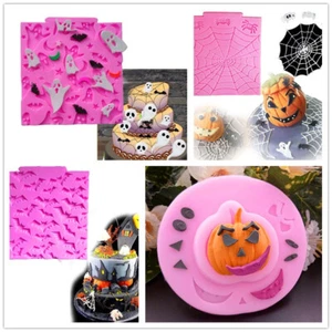 Halloween Silikon Form DIY Kuchen Schokolade Cookie Küche Backwerkzeug - Picture 1 of 32