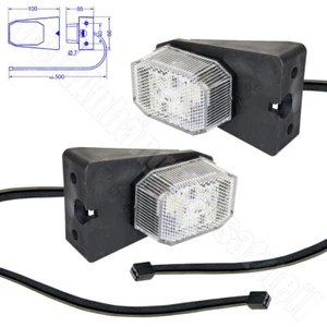 2x Aspöck Flexipoint LED Światła pozycyjne Światła pozycyjne z kablem 0,5m - Zdjęcie 1 z 5
