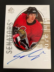 2005-06 SP Authentic 204 Future Watch Autograph Rookie Christoph Schubert /999 - Bild 1 von 2
