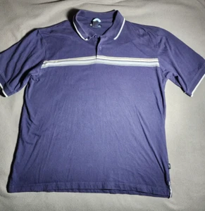 Camicia Marchese Uomo Taglia 2XL Blu Manica Corta Collo Quarti Bottoni Casual - Foto 1 di 17