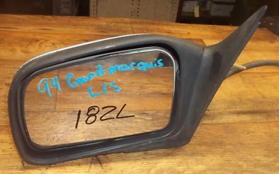 Espejo retrovisor eléctrico izquierdo Crown Victoria Grand Marquis 1992-1994 conductor *plateado* Foto 1 de 4