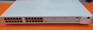 ⭐️⭐️⭐️⭐️⭐️ 3Com Super Stack II Hub 10 24 Port 1667-110-050-3.00 Ethernet Hub - Picture 1 of 10