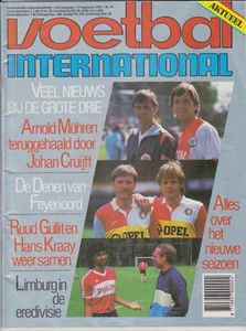 Voetbal International Jaargang 20 nummer 33 17-08-1985 ( Johan Cruijff ) - Bild 1 von 1