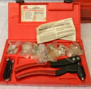 MAC TOOLS RIVET-NUT/THREADSERT TOOL KIT #RN60K COMPLETE SET IN CASE - Picture 1 of 10