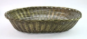 Old Handmade Brass Wire Work Vintage Fruit Basket Home Kitchen Décor. G66-413 - Picture 1 of 9