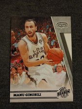 2010-11 MANU GINOBILI PANINI SEASON UPDATE #124 BASE CARD SAN ANTONIO SPURS HOF