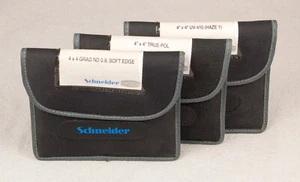Schneider 4x4” Glass Filter Lot: Polarizer, Grad ND 0.9 SE, UV-410 - Picture 1 of 4