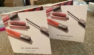 BURBERRY Liquid LIP VELVET Sampler #9, #33, #37, #53 Lot x 2 MATT ~ KOSTENLOSER VERSAND! - Bild 1 von 3