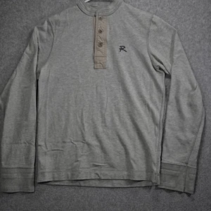 Ruehl no.925 Henley Shirt Medium Long Sleeve - Picture 1 of 9