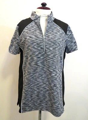 Camisa Zenergy Golf Chico's 1 Negra Tinte Espacial Manga Corta Ropa Deportiva Foto 1 de 4