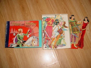 De colección - 60s-70s - Muñecas de papel - Ropa recortada - Príncipe y princesa - Original - Imagen 1 de 1