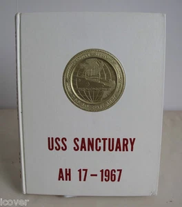 1967 USS SANCTUARY AH-17 MÄDCHEN KREUZFAHRTBUCH Vietnamkrieg - Bild 1 von 11