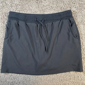 Slazenger Damen schwarz Sport Skort Medium Kordelzug Taschen Golf Tennis - Bild 1 von 6