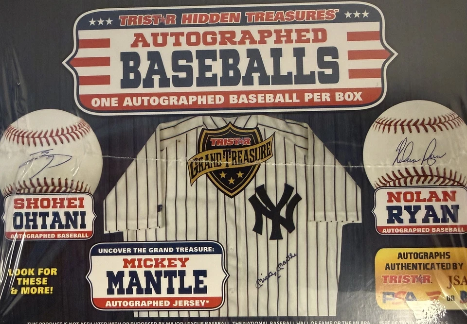 SEALED 2025 TRISTAR HIDDEN TREASURES AUTOGRAPHED BASEBALL BALL MLB BLIND BOX  - Image 1 of 1
