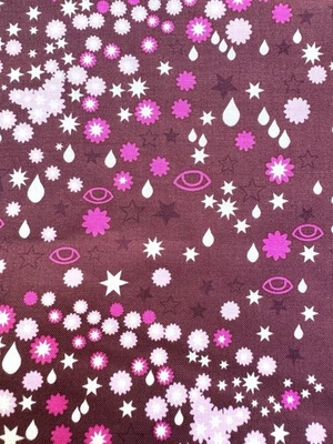 Tela Free Spirit Anna Maria Horner Fibs & Fables Peonía Ojos Estrellados 2 Yardas Fuera de Stock Foto 1 de 4