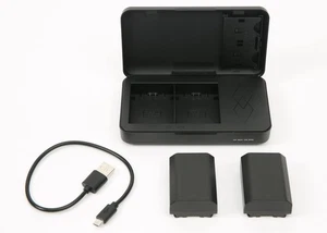 JYJZPB NP-FZ100 Charger and Power Bank with 2x Replacement Batteries 2280mAh - Picture 1 of 8