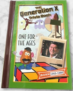 Gen X Trivia Book One For The Ages Born 1965-1980, Generation X birthday gift - Picture 1 of 1