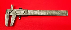 Pinza de bolsillo deslizante de metal estilo Santo vintage de 5" años 70 - Hecha en EE. UU. - Imagen 1 de 3