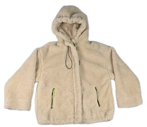 Free People Sherpa Full Zip Kapuzenjacke Damen Gr. Small hellbraun Top Zustand - Bild 1 von 10