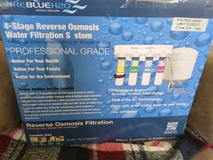 4-Stage Reverse Osmosis Water Filtration Complete System Faucet Storage New Tank - Picture 1 of 3