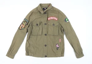Superdry Unisex Green Military Jacket L - Picture 1 of 12