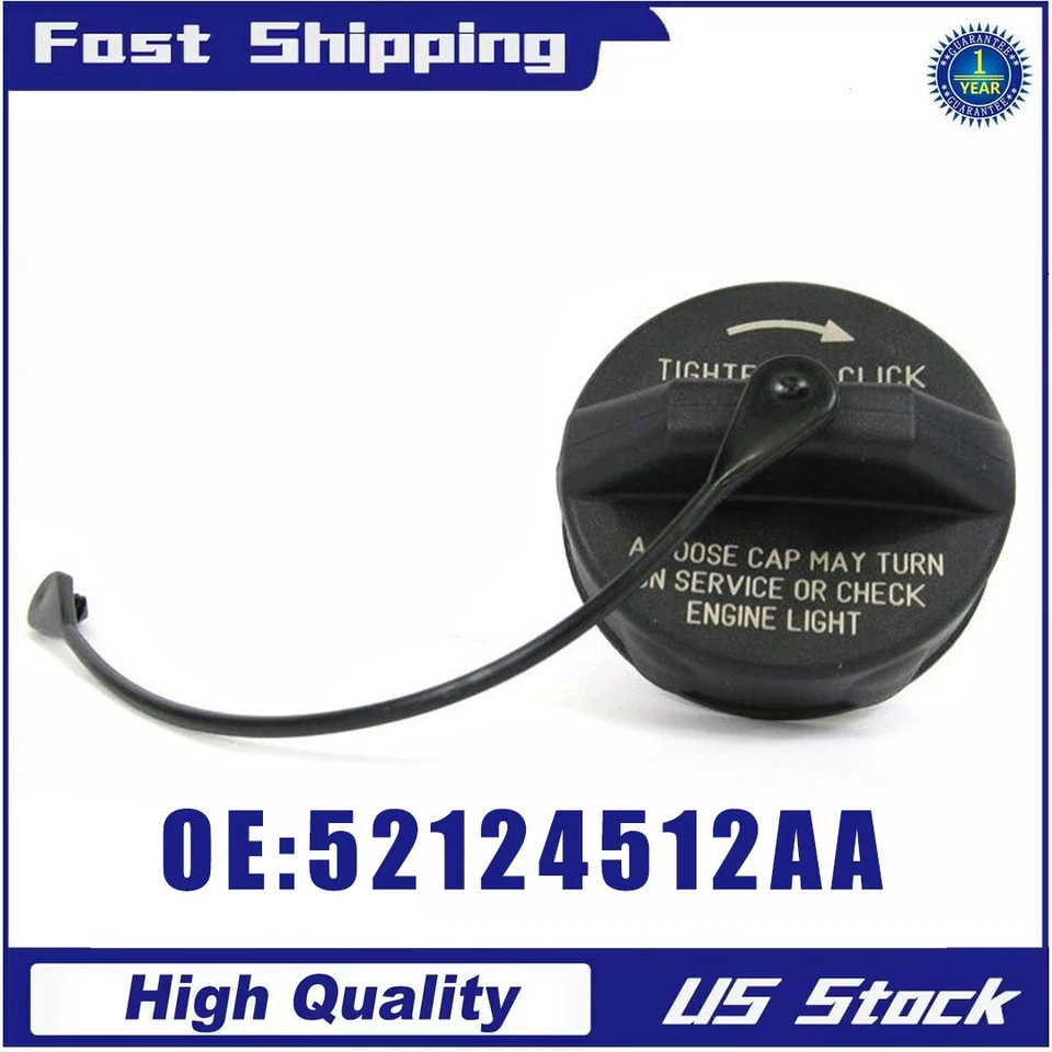 Tapa de gasolina 52124512AA para Chrysler/Jeep/Dodge Grand Caravan 1998-2020 Foto 1 de 4