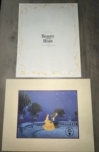Esclusiva litografia commemorativa Disney 1992 ~ La Bella e la Bestia ~  - Foto 1 di 6