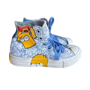 Converse x The Simpsons Kids Chuck Taylor High Tops Size 11 - Picture 1 of 7