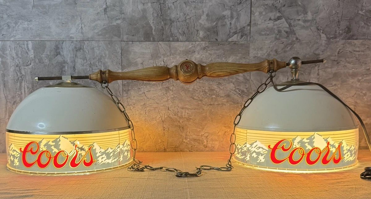 Coors /NASCAR プールバーライト　ヴィンテージ照明　⭐️状態良好⭐️ Coors /NASCAR プールバーライト ヴィンテージ照明 ⭐️状態良好