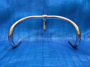 Nitto B123 CrMo 370mm NJS Handlebar + Nitto Jaguar 100mm 65 Degree Steel Stem - Picture 1 of 6