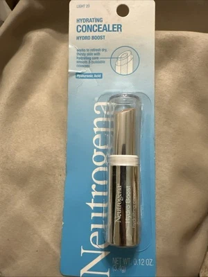 NEW Neutrogena Hydro Boost Hydrating Concealer Stick, 20 Light, 0.12 oz. - Image 1 of 2
