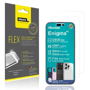 2x Protector de Pantalla para Hisense Enigma, cobertura 100%, láminas - Imagen 1 de 7