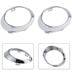 Trendy Pair Chrome Fog Light Bezel Ring Cover for W251 R320 - Picture 1 of 13