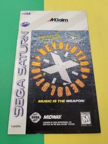 Sega Saturn Manual Only Revolution X