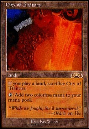 1x City of Traitors Moderate Play MTG Magic - Kid Icarus - - Image 1 of 1