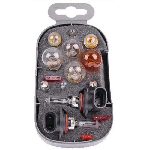 KFZ Glühlampen Ersatzkasten 12 Volt HB3/HB4 15-teilig Lampe Sicherung KIT - Bild 1 von 1