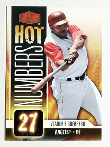 2006 Flair Showcase Hot Numbers #30 Vladimir Guerrero - Picture 1 of 2