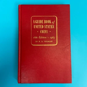 Vintage - 1965 Guide Book of United States Coins 18th Edition, R.S. YEOMAN, ROTES BUCH - Bild 1 von 6